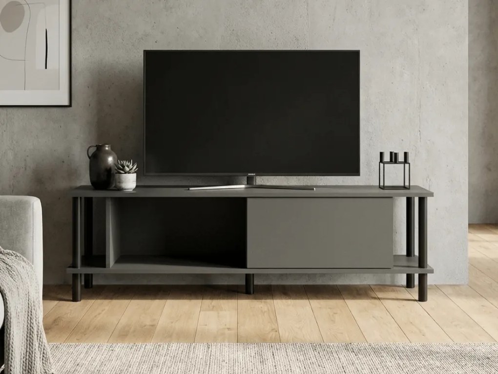 TV szekrény PARIS 150 cm, antracit