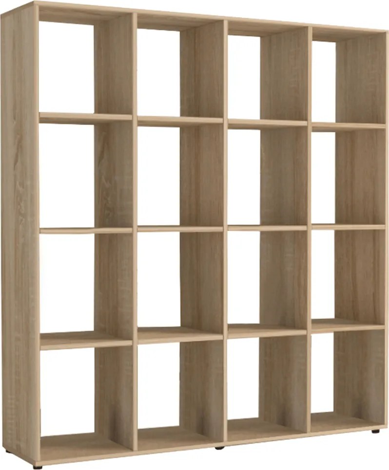 Könyvespolc, tölgy sonoma, SARAH