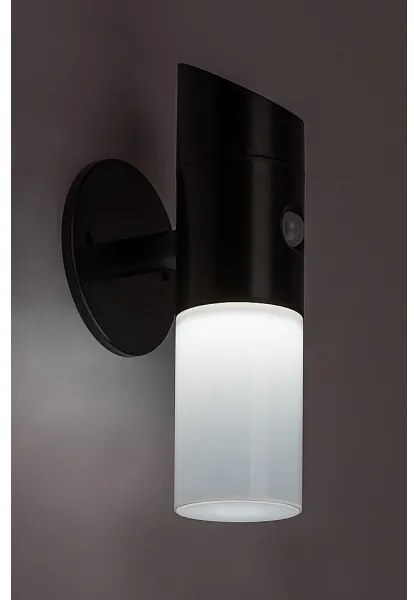 Rabalux 77030 - LUTTO LED 1W 3,7V IP44 fekete napelemes fali lámpa