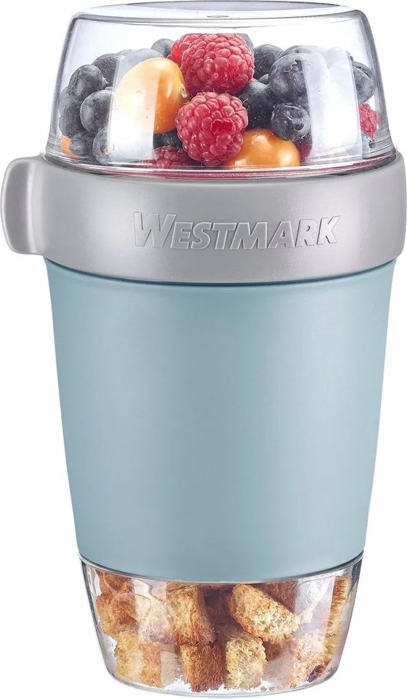 Westmark háromrészes ételtároló, 1150 ml, kék, L