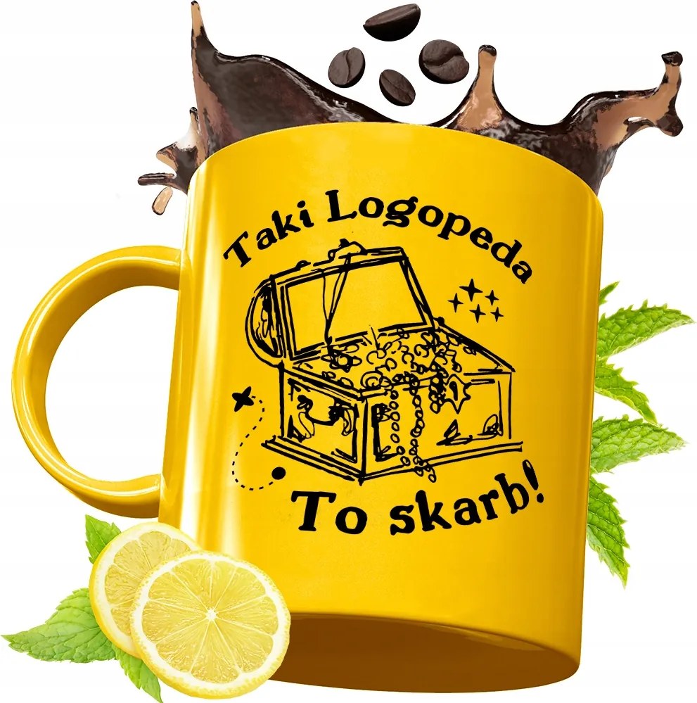 Prémium Arany Bögre Logopédusnak Ajándék Nyomtatott Fotóval