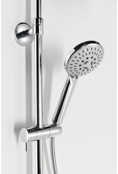 Aqualine - Zuhanyszett FARRAO csapteleppel, fényes króm