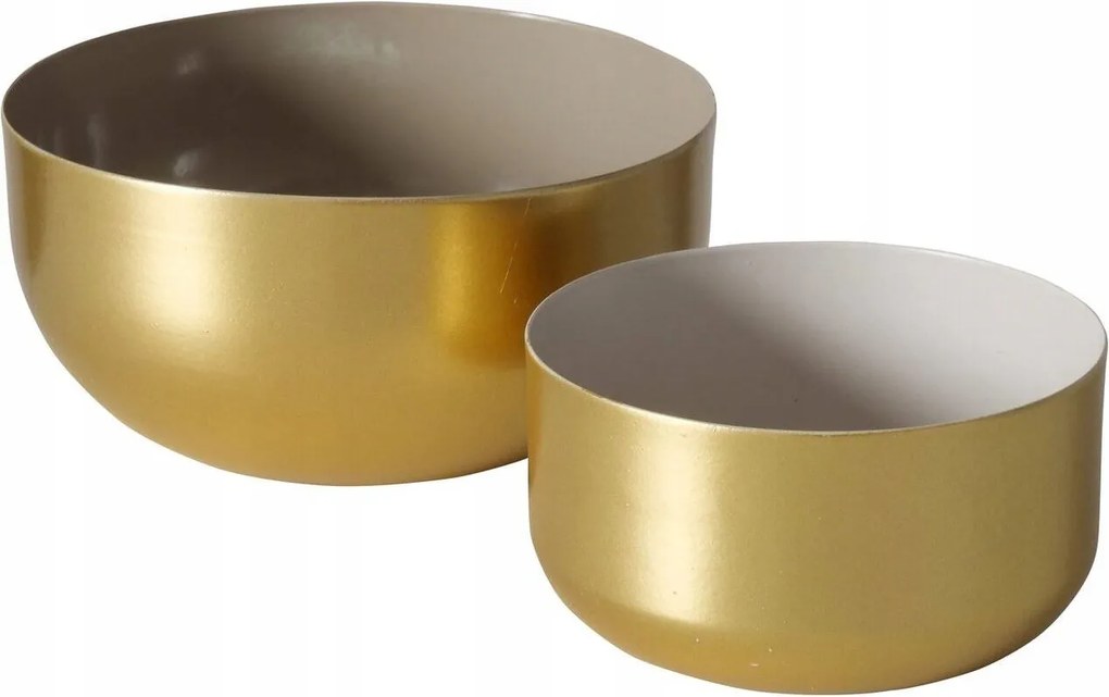 Arany dekorációs tálak, 2 db