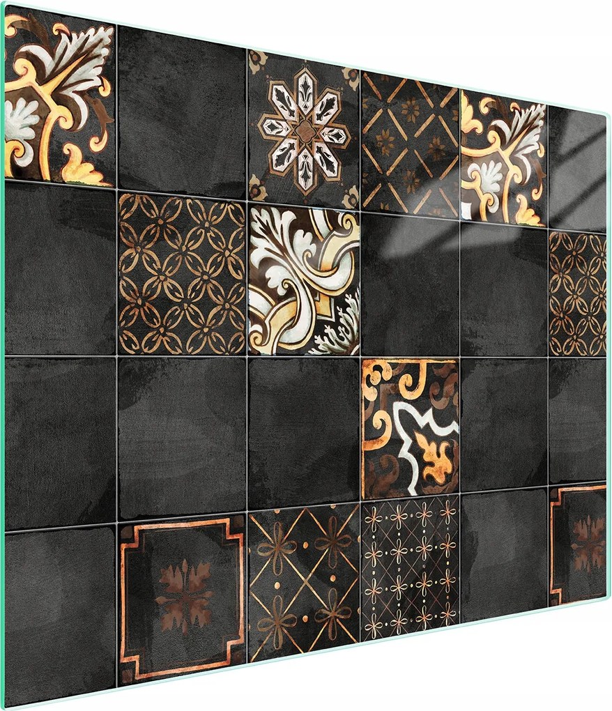 Üveg Vágódeszka 52x30 Mozaik Edzett Üveg