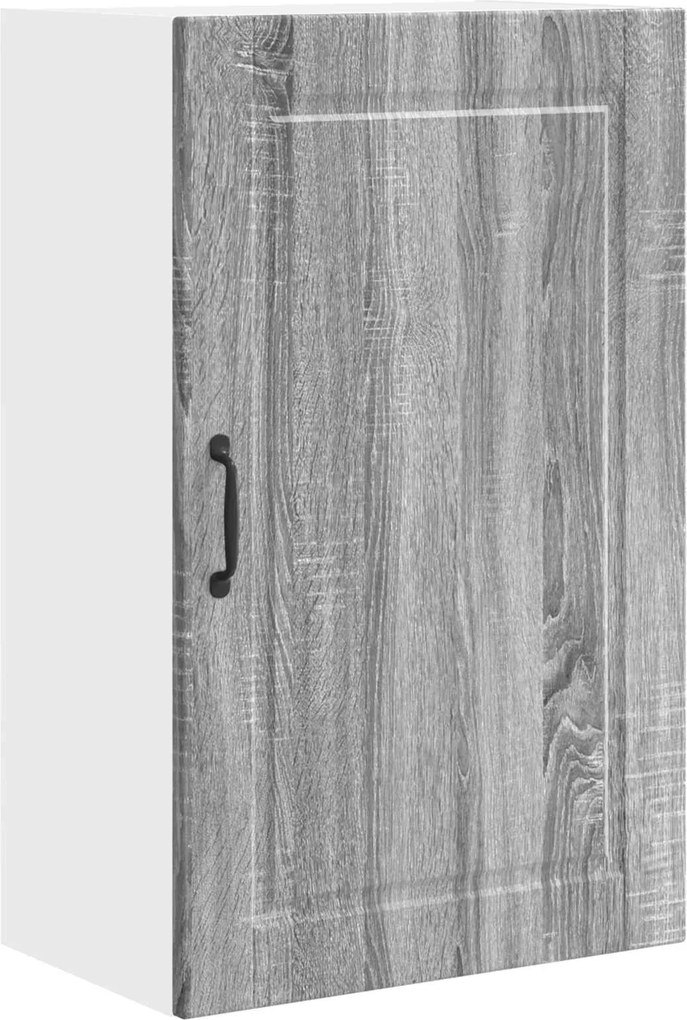 vidaXL Konyhaszekrény polcokkal Szürke Sonoma 50 x 31 x 80 cm Faanyag