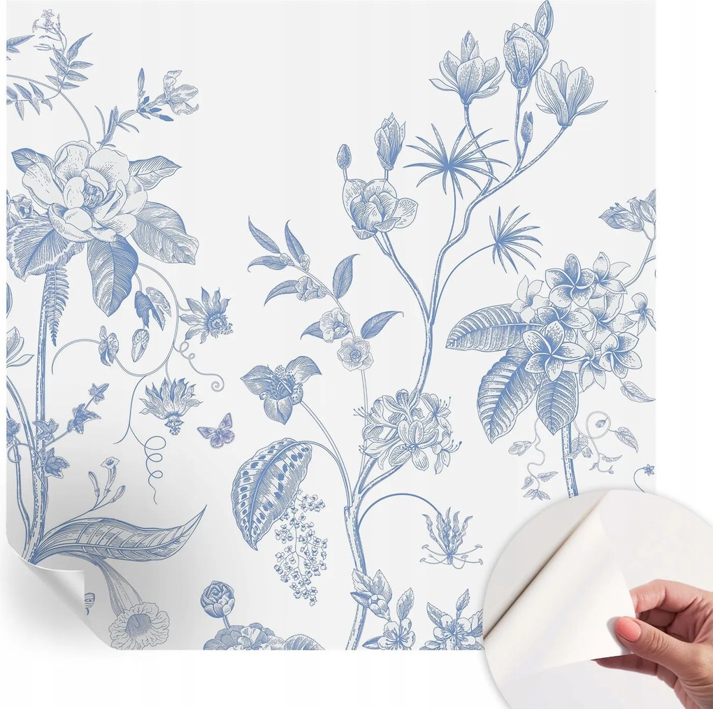 Fotótapéta Fali tapéta Hálószobába és Nappaliba Virágmintás 250x250 cm