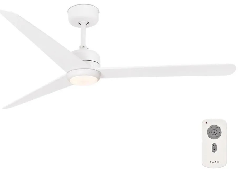 FARO 33722 - LED Mennyezeti ventilátor NU LED/18W/230V fehér á. 132 cm + távirányítás
