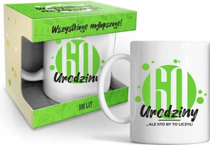 Zöld Bögre Szülinaposnak 60 Évesre 60 Születésnapra De Ki Számolná Meg?