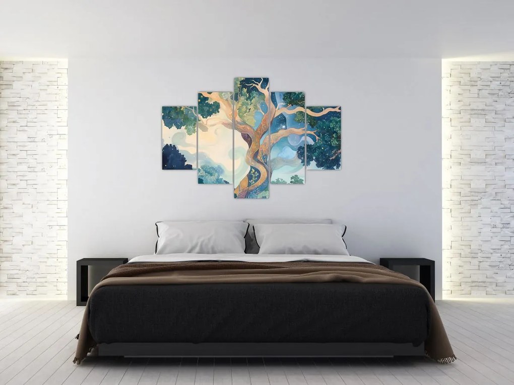 Kép – Kozmikus fa (150x105 cm)
