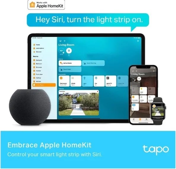 LED RGBW dimmelhető szalag 5 m LED/24W/230V Wi-Fi