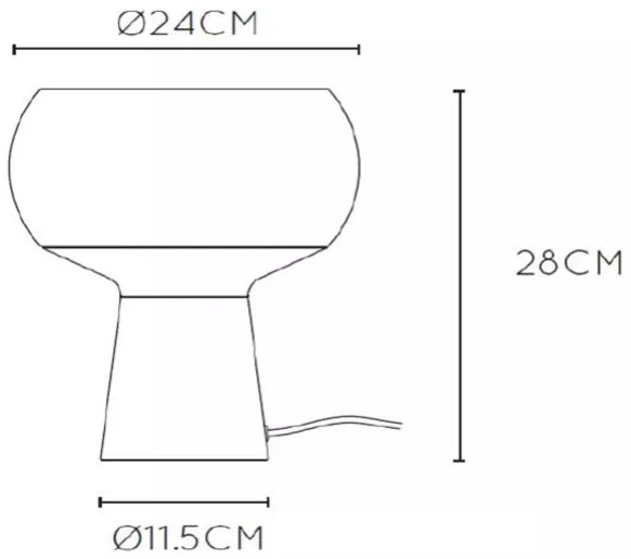 Lucide 05540/01/33 - Asztali lámpa FARRIS 1xE27/25W/230V zöld