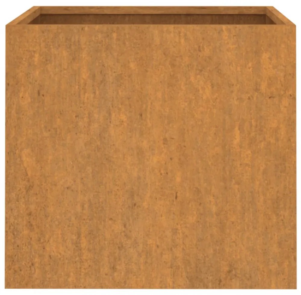 corten acél növénytartó 32 x 30 x 29 cm