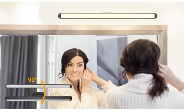 Aigostar - LED Dimmelhető újratölthető tükörvilágítás LED/2,9W/5V