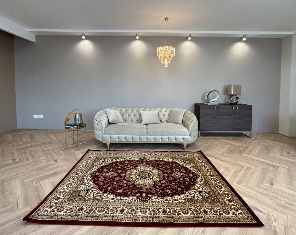 Aristocrat 3959 klasszikus mintájú piros szőnyeg 60x110 cm