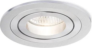 RENDL PASADENA GU10 R zápustná česaný hliník 230V LED GU10 7W
