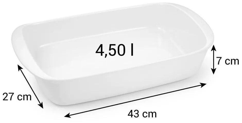 Agyagkerámia sütőtál 27x43 cm Delicia – Tescoma
