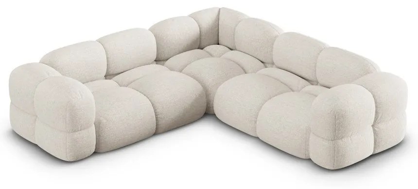 Bézs sarokkanapé Loretto – Cosmopolitan Design