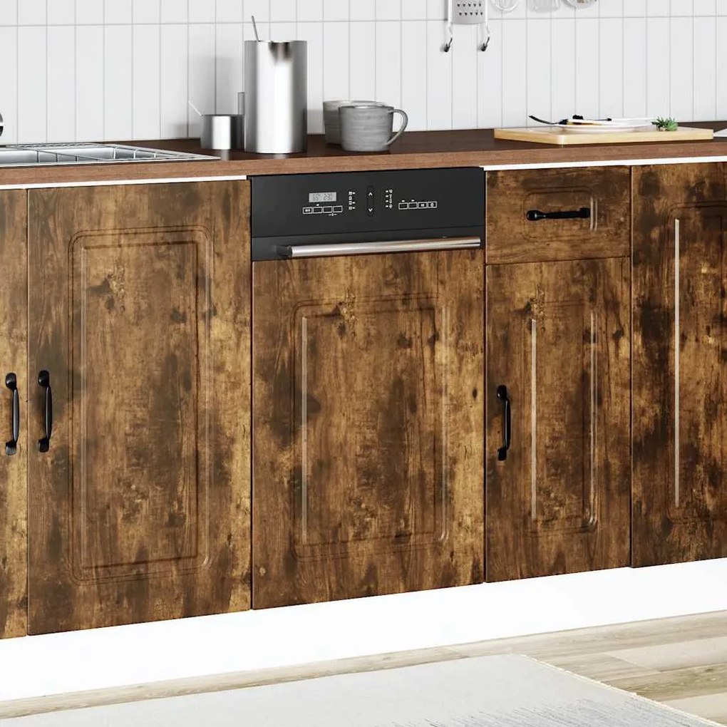 mosogatógép panel Kalmar füstölt tölgy 45x1,5x67 cm