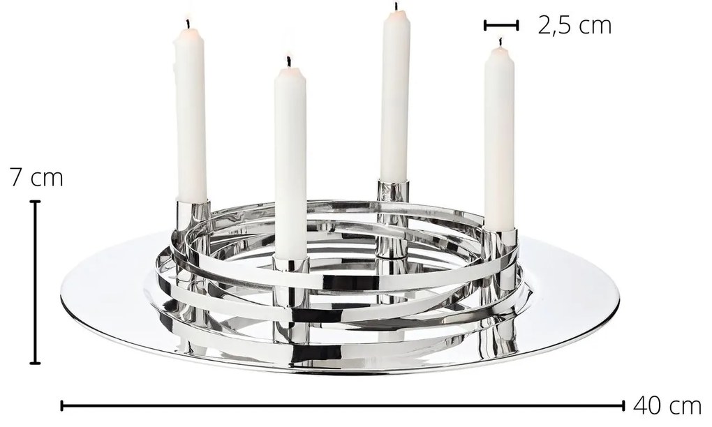 Adventi koszorú La Avia Ø 40 cm - EDZARD