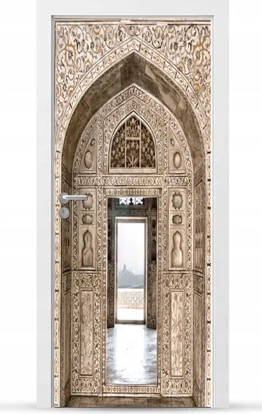 Furnér Kültéri Ajtó matrica Bútor öntapadós Könnyű Ragasztás