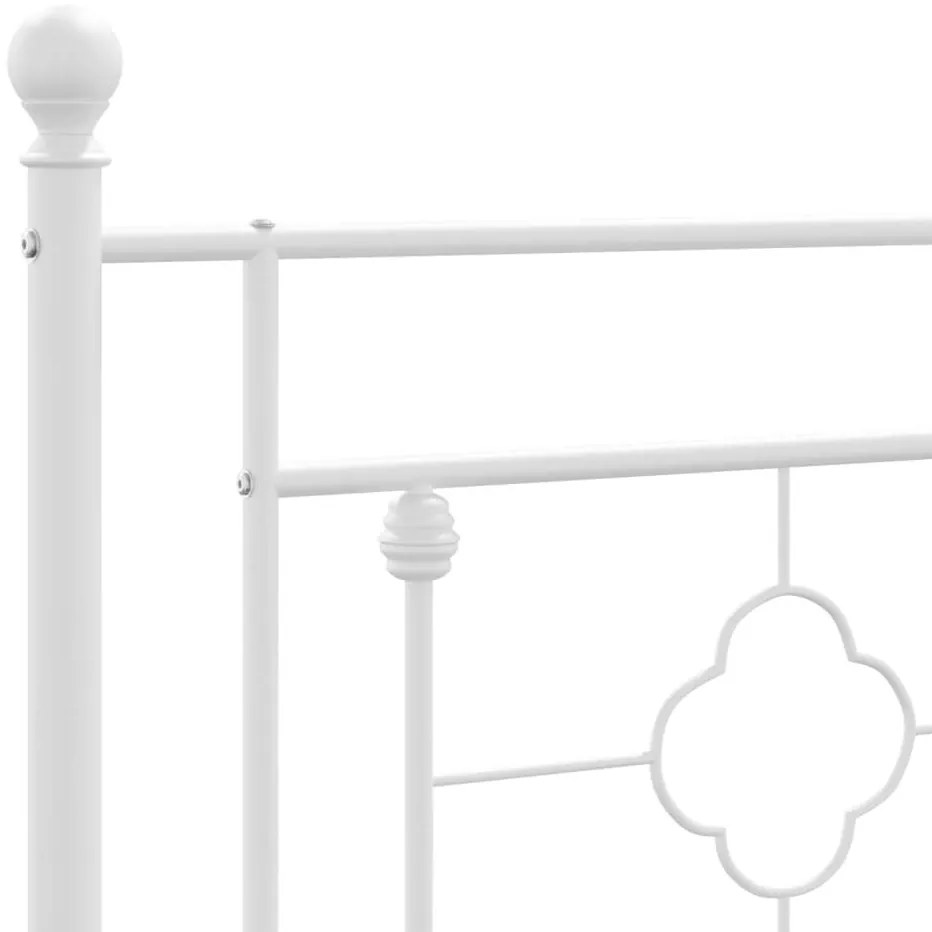fehér fém fejtámla 150 cm