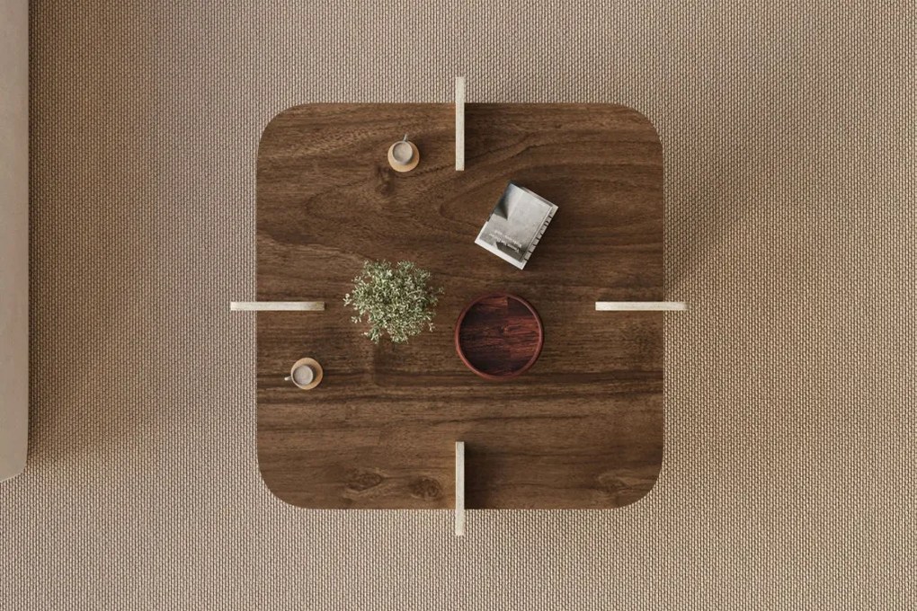 Poalla - Walnut, Travertine