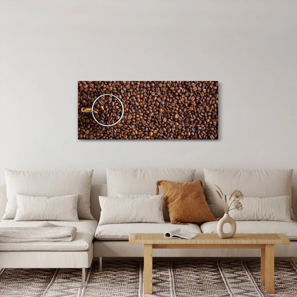 Kép - kávé szemek (120x50 cm)