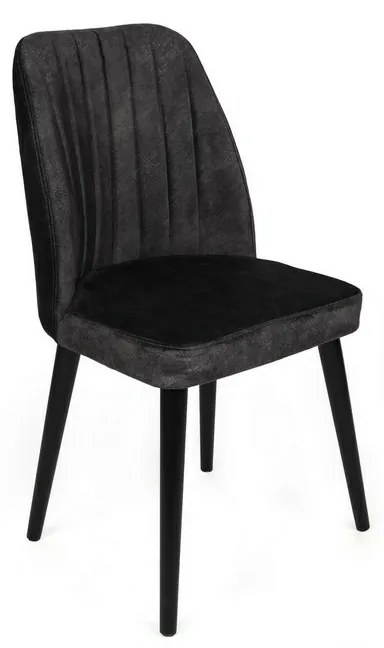 Alfa Anthracite and Black étkezőszékek, 2 db