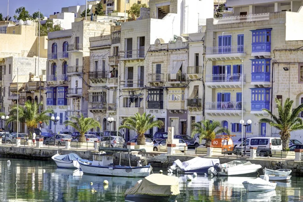 Poszter 30x20cm Marina in Senglea, Assaf Frank