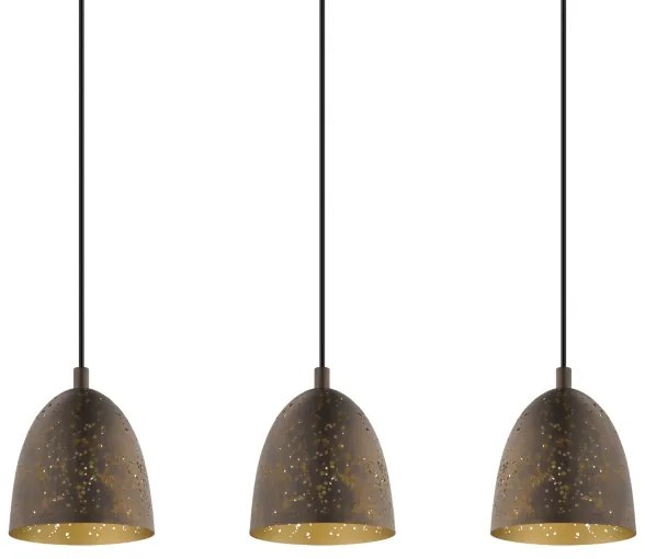 Eglo 49871 - Függeszték SAFI 3xE27/60W