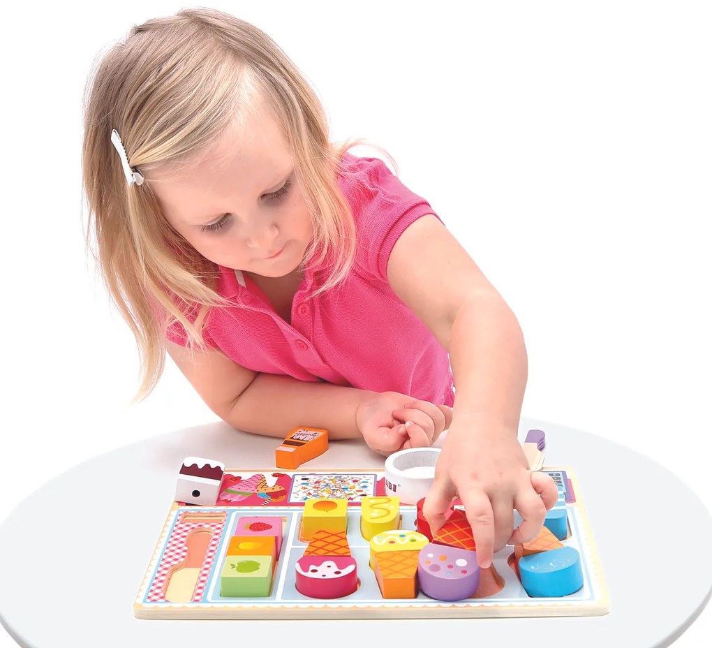 Bino 3D Puzzle, fagylaltozó