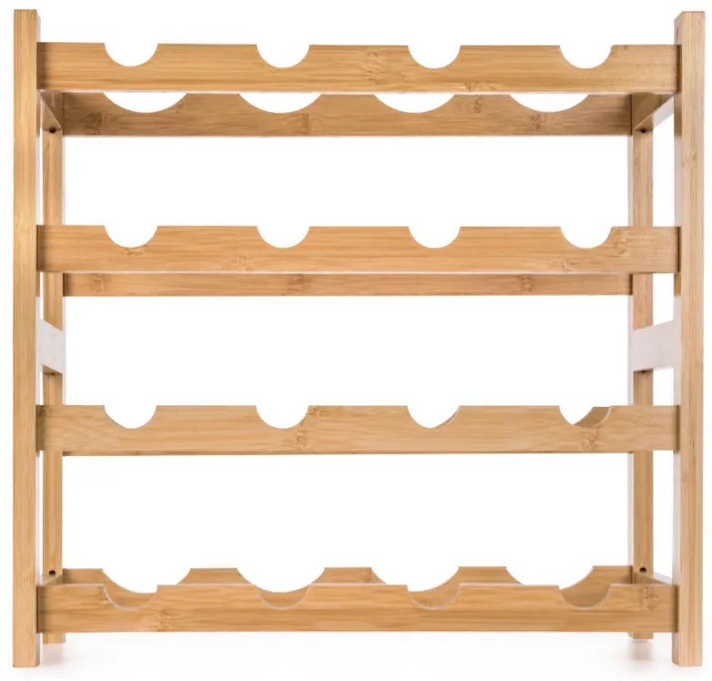 G21 Bambusz borosállvány, 16 palackos, M