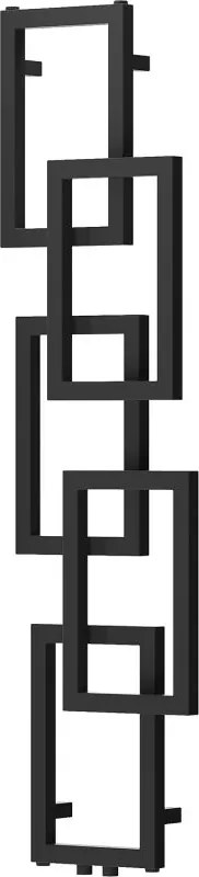 Mexen Grid dekoratív fürdőszobai radiátor 1360 x 390 mm, 349 W, fekete - W215-1360-390-00-70