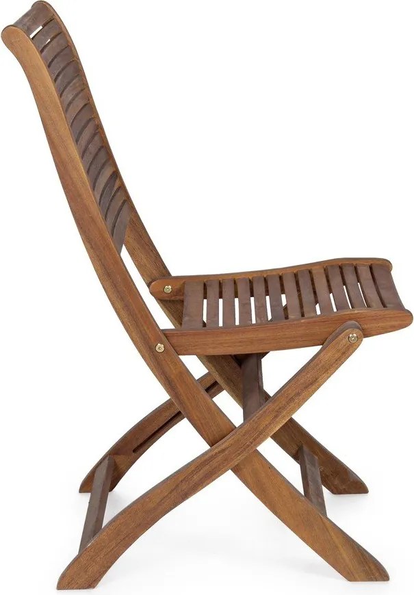 Natúr színű tömörfa kerti szék Noemi – Bizzotto