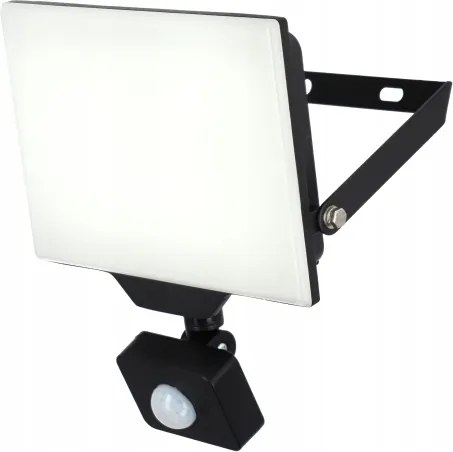LED kültéri reflektor érzékelővel LED/50W/230V 4500K IP65 fekete