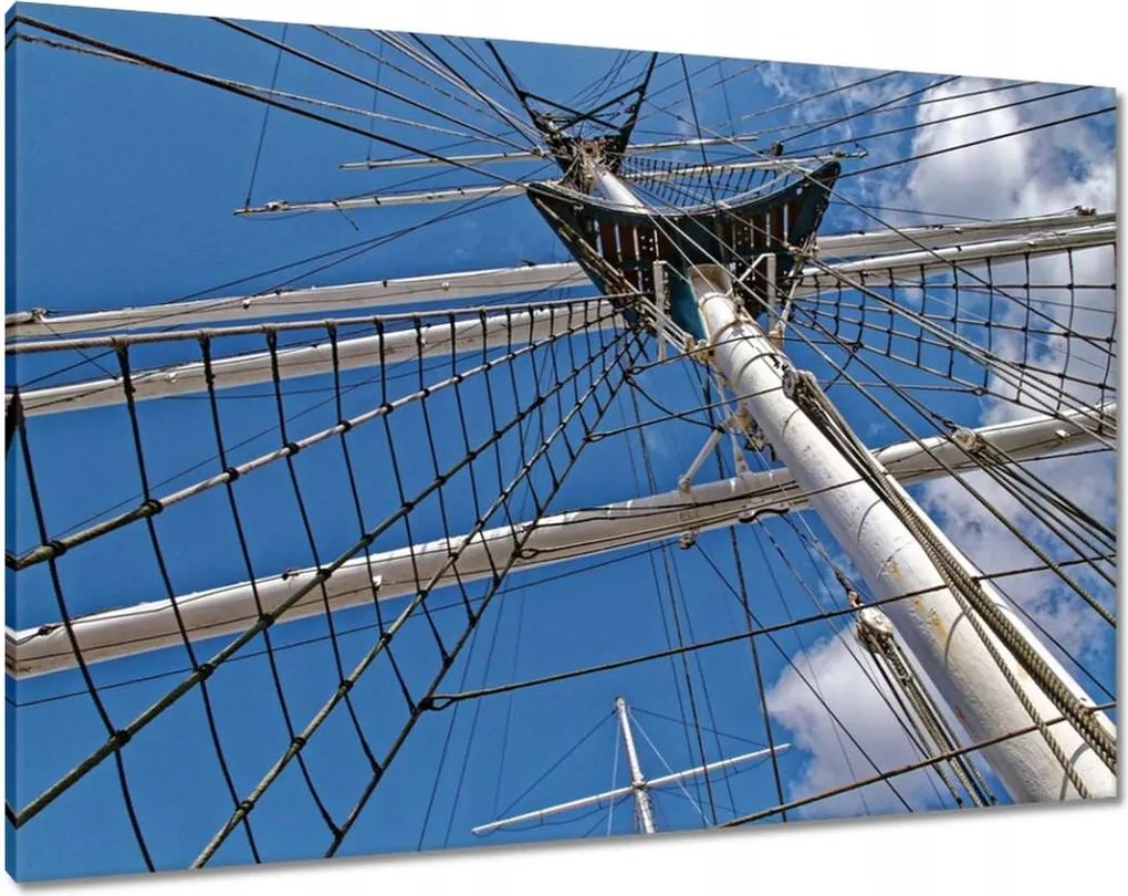Vászonkép 100x70 Nagy árboc Vitorlázás