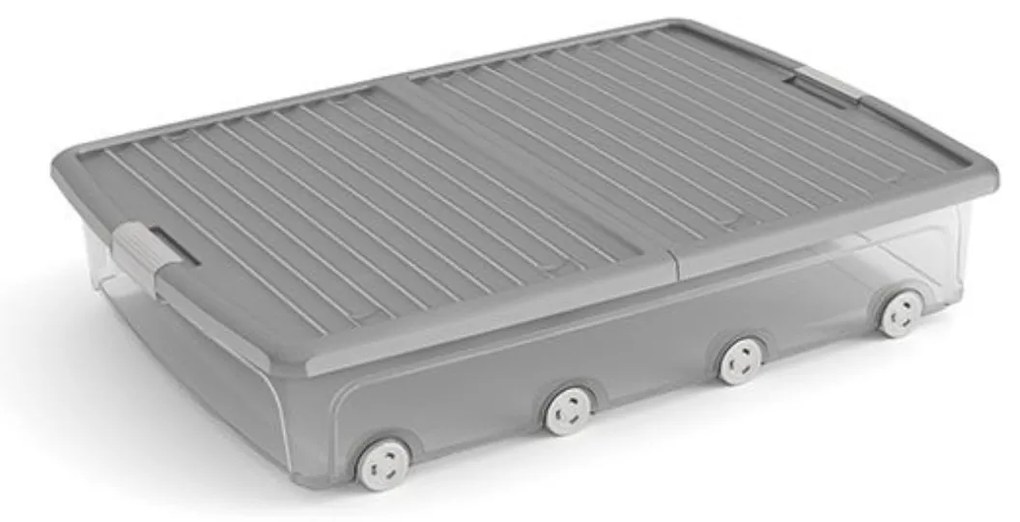 KIS Tároló doboz W BOX XL ágy alatt, szürke