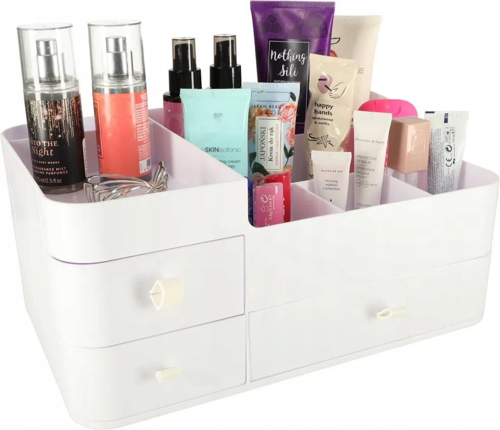 Kozmetikai rendszerező, ékszerdoboz, ékszertartó fiókokkal