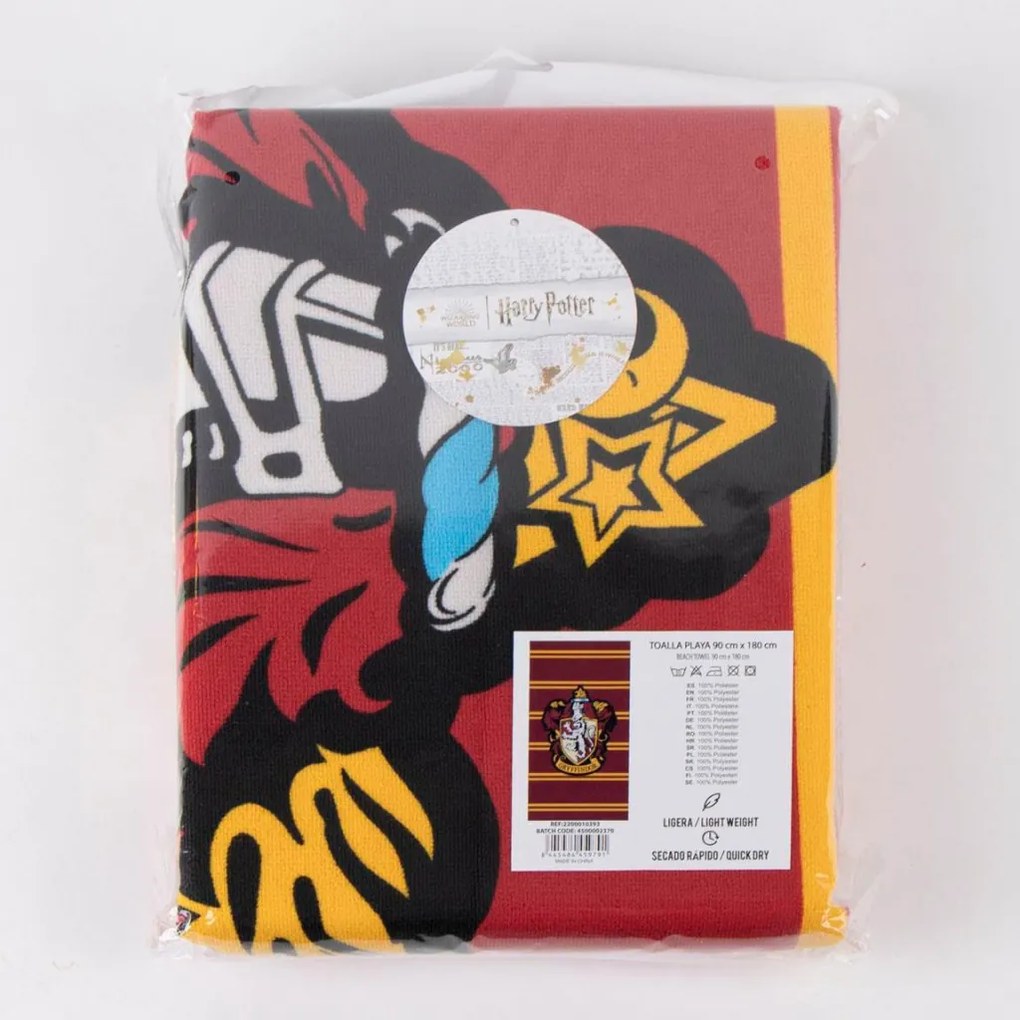 Harry Potter Gryffindor fürdőlepedő, strand törölköző 90x180cm (Fast Dry)