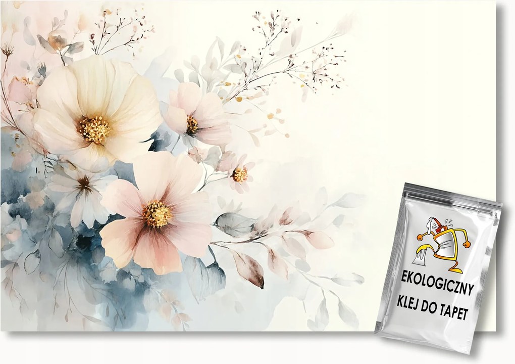 Fotótapéta Flizelina Pasztell Virágok Csokor Természet Kert 100x75 ragasztó