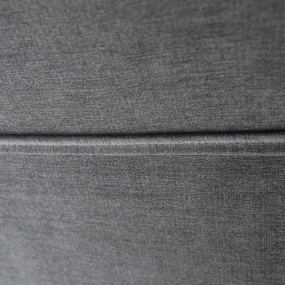 Kinyitható ülőgarnitúra, szürke szövet, balos, SANTIAGO