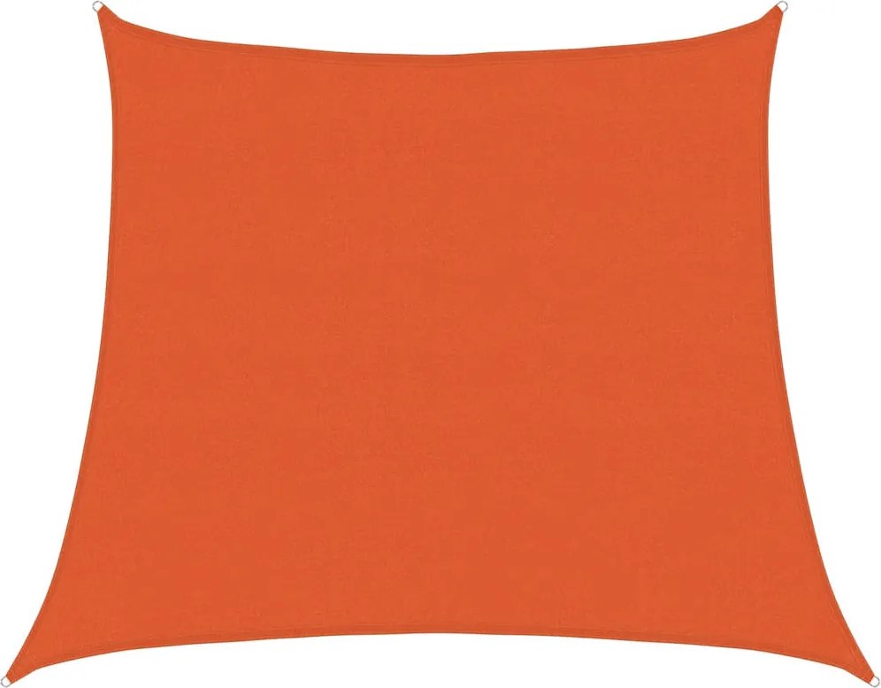 vidaXL narancssárga trapéz alakú HDPE napvitorla 160 g/m² 4/5x4 m