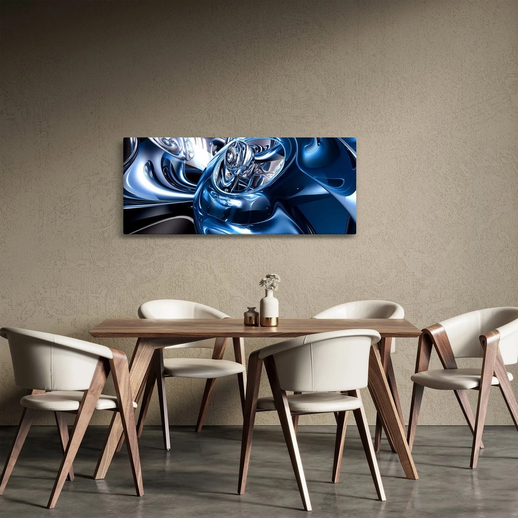 Absztrakció kép - körök (120x50 cm)