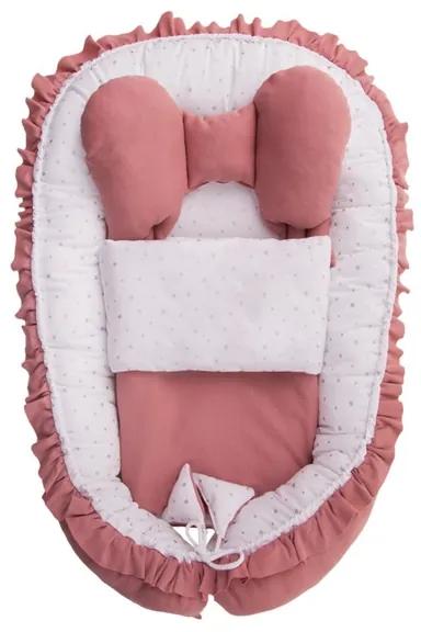 BELISIMA | Belisima Angel Baby | Babafészek paplannal kisbabák számára Belisima Angel Baby rózsaszín | Rózsaszín |