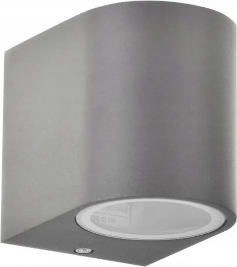 Boston kültéri homlokzati kerti fali lámpa 1xGU10 IP44 szürke Goldlux