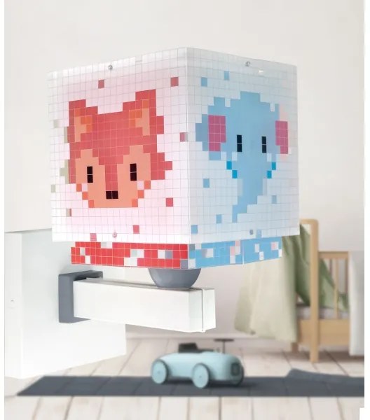 Dalber 63379 - Gyerekszobai fali lámpa LITTLE PIXEL 1xE27/15W/230V