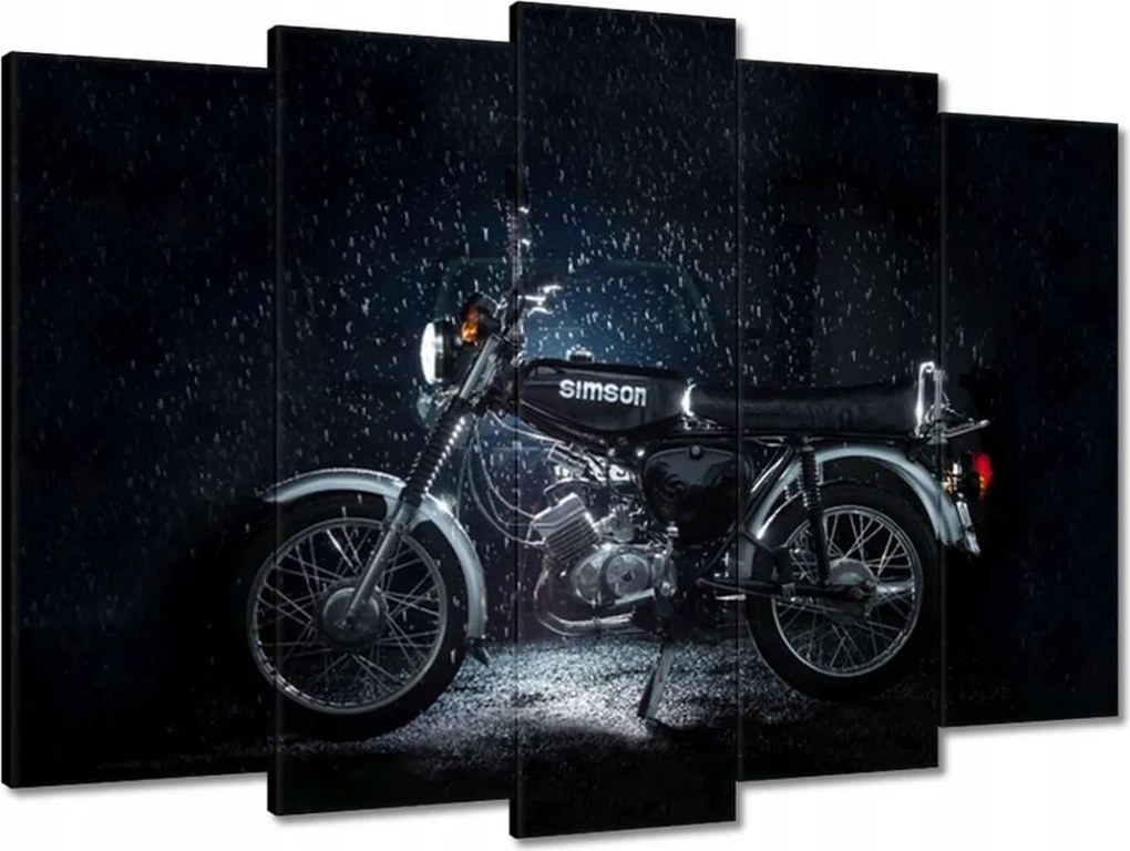 Vászonkép 70x50 Simson S51 Négysebességes Simson négyes dupla