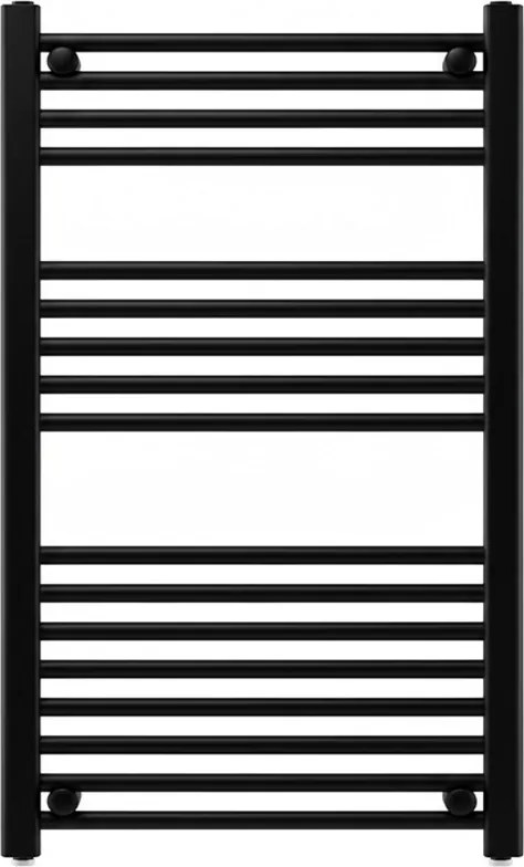 Egyenes törölközőszárító radiátor 1000x600 mm fekete