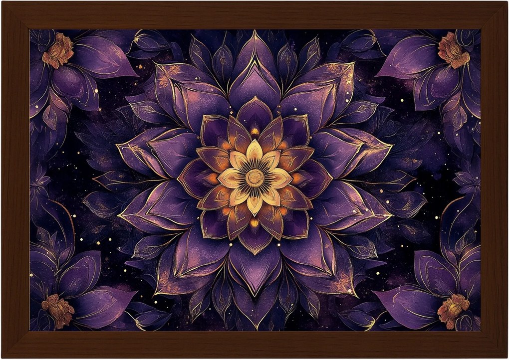 Poszter Keret Fa Mandala Harmónia Zen Meditáció Energia Virág 60x40