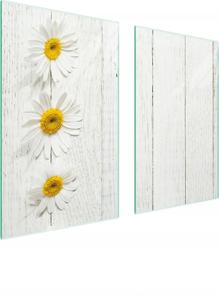 Üveg Tűzhelyvédő Főzőlap 75x52 Fa Edzett Üveg